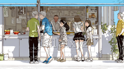 日本風ファストフード店：屋台、立ち食い屋、かくうち | 7632296-6953