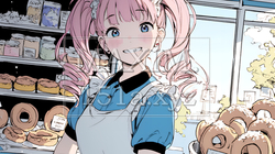若い女性のパン屋さん | 7699427-6017