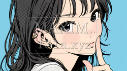 指を唇に当てて「シーShh」というジェスチャーをしている女性 | 7720674-13213