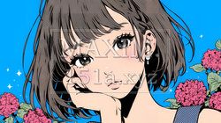 お茶目な（生意気な表情をした遊び心のある）若い女性 | 7747400-17086