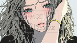 涙ぐむ若い女性 | 7795375-14191