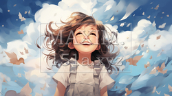 幸せな夢の中にいる少女 | 7834980-3661