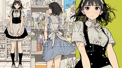 カジュアルレストランで働いている若いウェイトレス | 7835477-6995