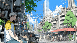 昭和のかおりが漂う町並み | 7849080-8959