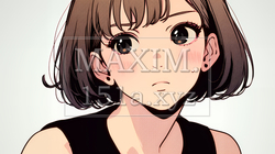 怯えた表情の若い女性 | 7869598-13907