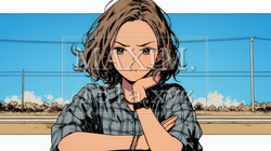 「ふん！」という表情でそっぽを向いている若い女性｜8442808-13728