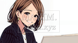 書類を確認するビジネスウーマン | 7901948-13168
