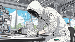 クリーンルームで作業中のエンジニア | 7921428-7788