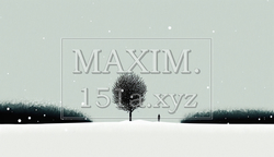 最小要素で表現した凍てつくような雪景色 | 7980197-19794
