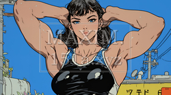 筋肉隆々の若い女性 | 7983265-6186