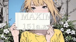 何も描いていないメッセージボードを掲げる若い女性