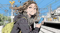 嬉しそうな表情でスマホを使っている女性 | 8115727-11476