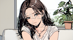 戸惑いの表情の若い女性：困惑した微妙な感情を浮かべた女性 | 8134266-14013