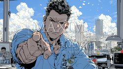 ミスした部下を叱責している上司 | 8138984-8135
