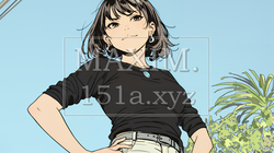 得意げな表情を浮かべている若い女性 | 8147082-14166