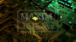 コンピュータ基板のイメージ背景画像：精緻CG画像 | 819411-713
