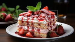 イチゴがたっぷりのったケーキ | 8202479-1646