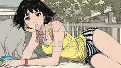 キャミソール姿の若い女性 | 8210341-14377