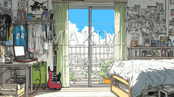 若者の一人部屋 | 8218232-12697