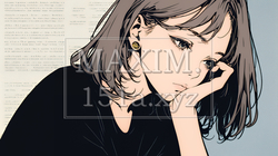 ため息をついている若い女性 | 8292756-8282