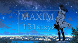 星空を眺めている若い女性｜8680389-10302