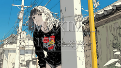 誰かを尾行している女性（ストーカー？） | 8324940-13445
