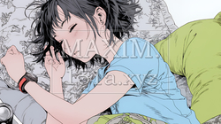 幸せそうな寝顔で眠っている若い女性 | 8409442-11202