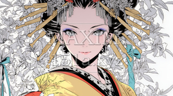 花魁（おいらん）現代風 | 8413892-8897