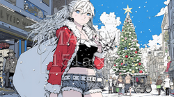 女性のサンタクロース（サンタのコスプレイヤー） | 8421321-12737