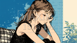 ため息をついている若い女性 | 8422527-8277