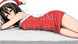 クリスマスファッションの若い女性 | 8457617-13527