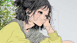 ため息をつく若い女性 | 8462407-15825