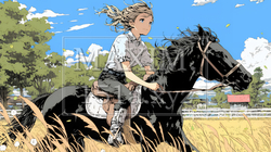 乗馬をしている若い女性 | 8470847-12820