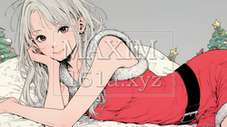 女性のサンタクロース（サンタのコスプレイヤー） | 857160-12715