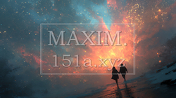 宇宙空間で二人で手を取り合う恋人たち