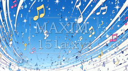 音符など音楽記号をテーマにした背景画像 | 8579756-8875