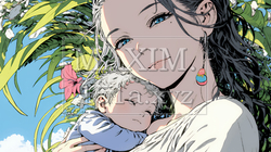 赤ん坊と母親 | 861620-12562