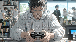 ゲームに集中する男性の手元｜コントローラーを握る若い男性のライフスタイルイメージ