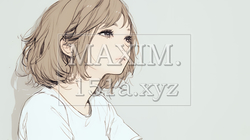 寂しそうに壁に寄りかかる女の子｜孤独と哀愁を感じる女性の人物イラスト｜8885601-18136