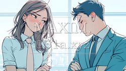 仕事で対立しているビジネスパーソン | 8659624-6316