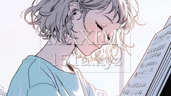 ピアノを弾いている若い女性 | 8685276-12358