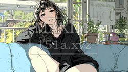 ため息をついている若い女性 | 87104-8264