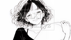 幸せそうな寝顔で眠っている若い女性（シンプルな色使い） | 8731461-11193