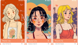 若い女の子のスマホでの自撮り写真