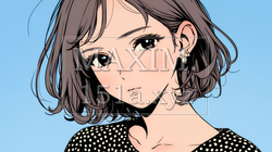 戸惑いの表情の若い女性：困惑した微妙な感情を浮かべた女性 | 880354-14011