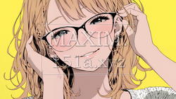 笑顔一杯の若い女性