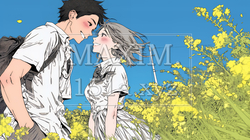 菜の花畑でデートをしている若いカップル｜8858667-13779