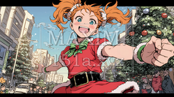 クリスマスファッションの若い女性 | 9061139-13534