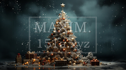 クリスマスツリー：シュールレアリズム的表現の背景画像 | 9076349-2734