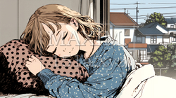 幸せそうな寝顔で眠っている若い女性 | 9088652-5634